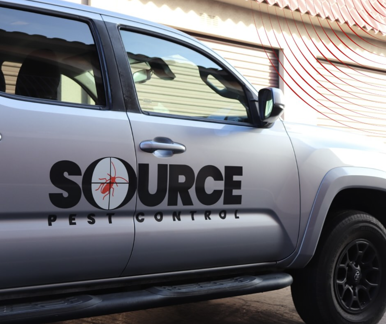 A Source Pest Control service truck